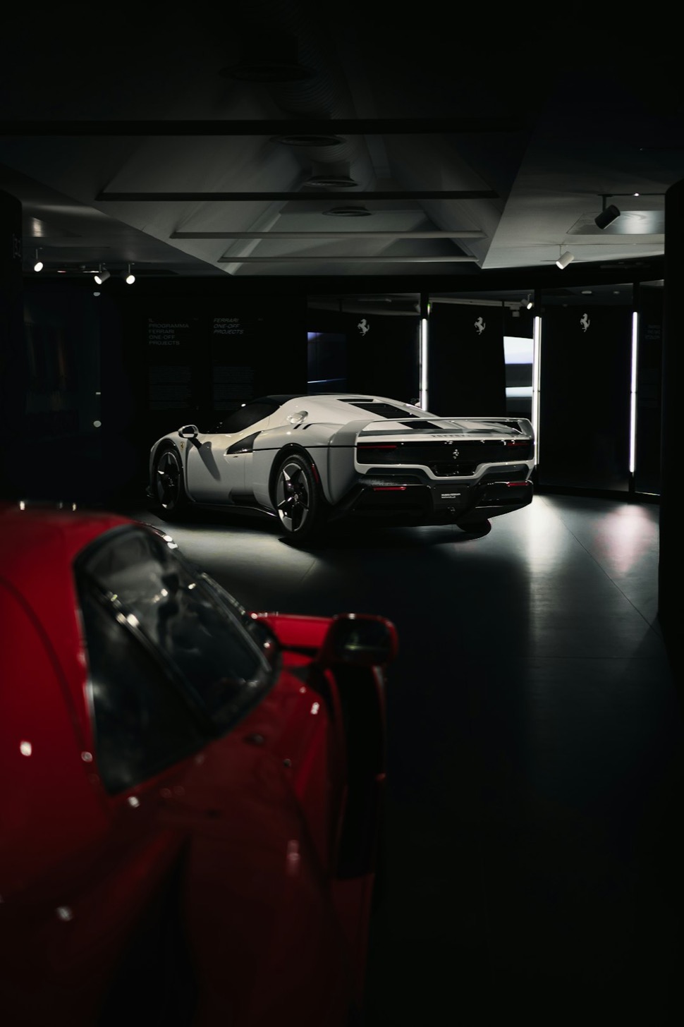 Exclusive car in a private MOR showroom